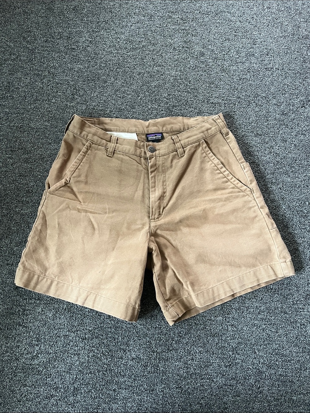 Patagonia Men’s Canvas Khaki Tan Stand Up Shorts